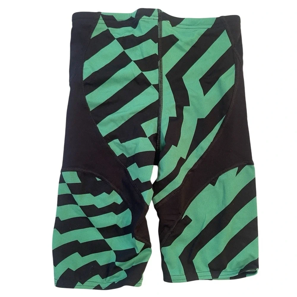 Speedo Men's Vortex Jammer Size 28 Endurance+ Black Green  15